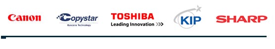 We Buy and Sell Used Cannon Copiers, Used Copystar Copy Machines, Used Toshiba Copiers, Used KIP Copy Machines as well as Used Sharp Copiers