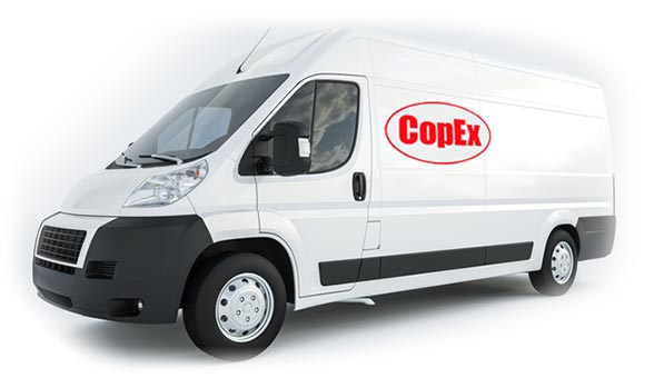 CopEx pickup van